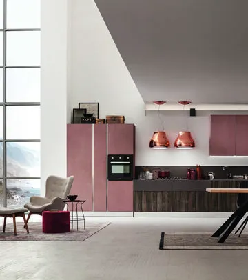 Interno della cucina moderna